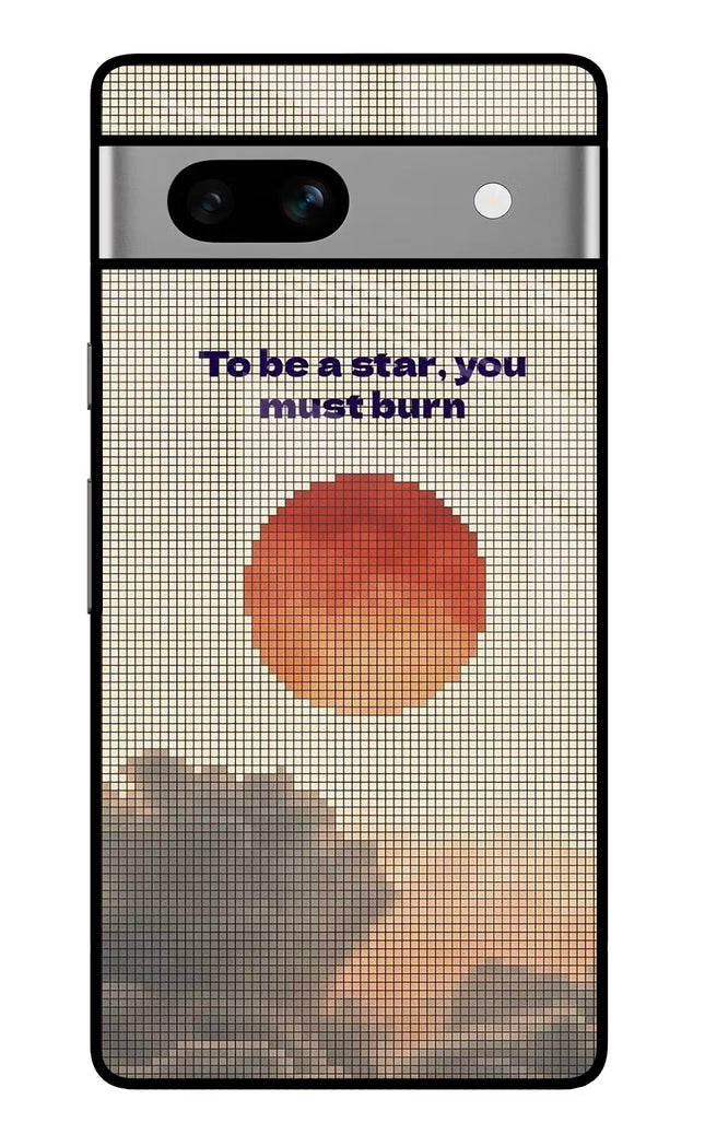Pixel Sun Google Pixel 7A Glass Case