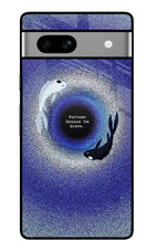 Dark Koi Google Pixel 7A Glass Case
