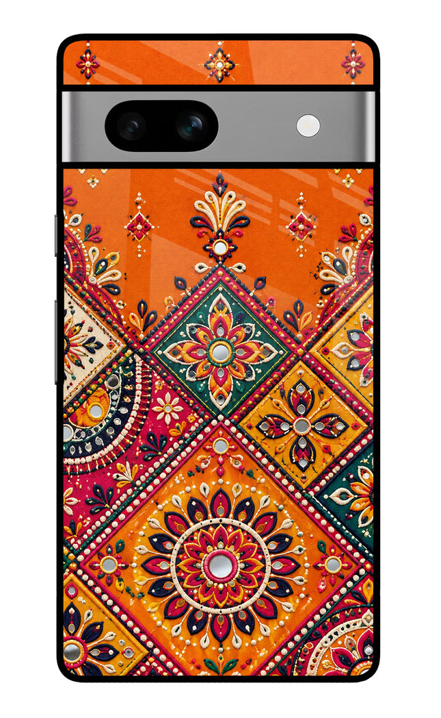 Kutch Glow Google Pixel 7A Glass Case