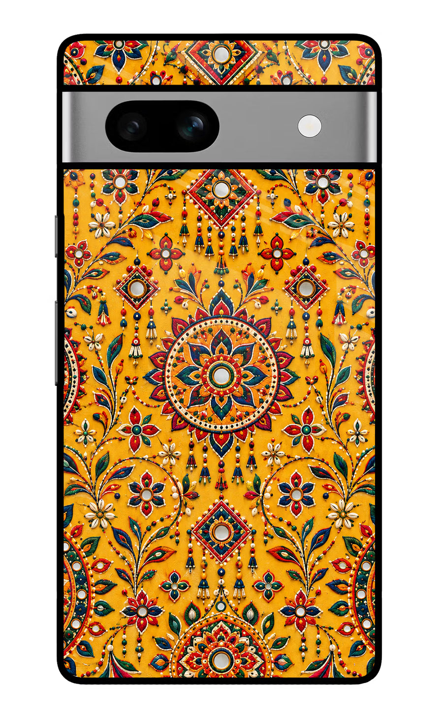 Sunlit Aura Google Pixel 7A Back Cover, Glass case