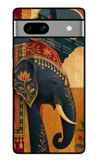 Royal Elephant Google Pixel 7A Glass Case