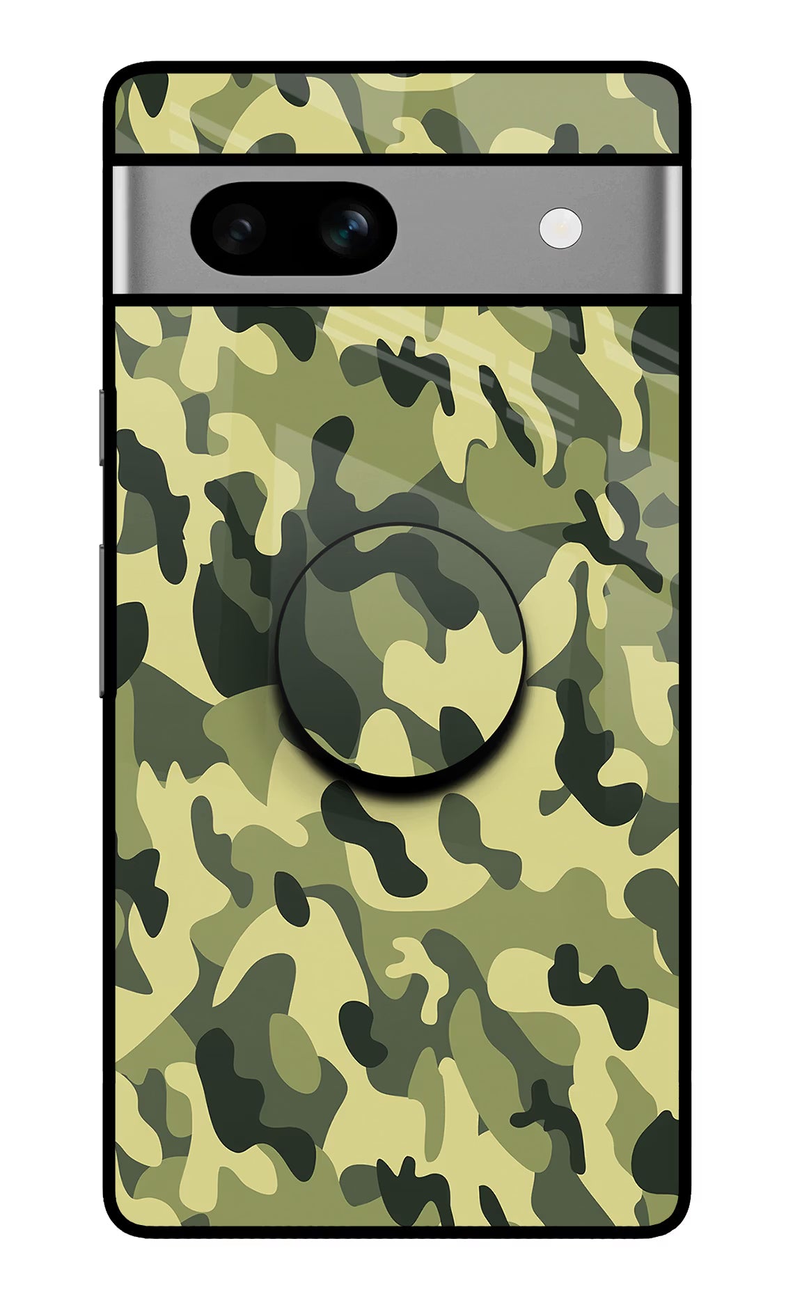 Camouflage Google Pixel 7A Pop Case by Casekaro