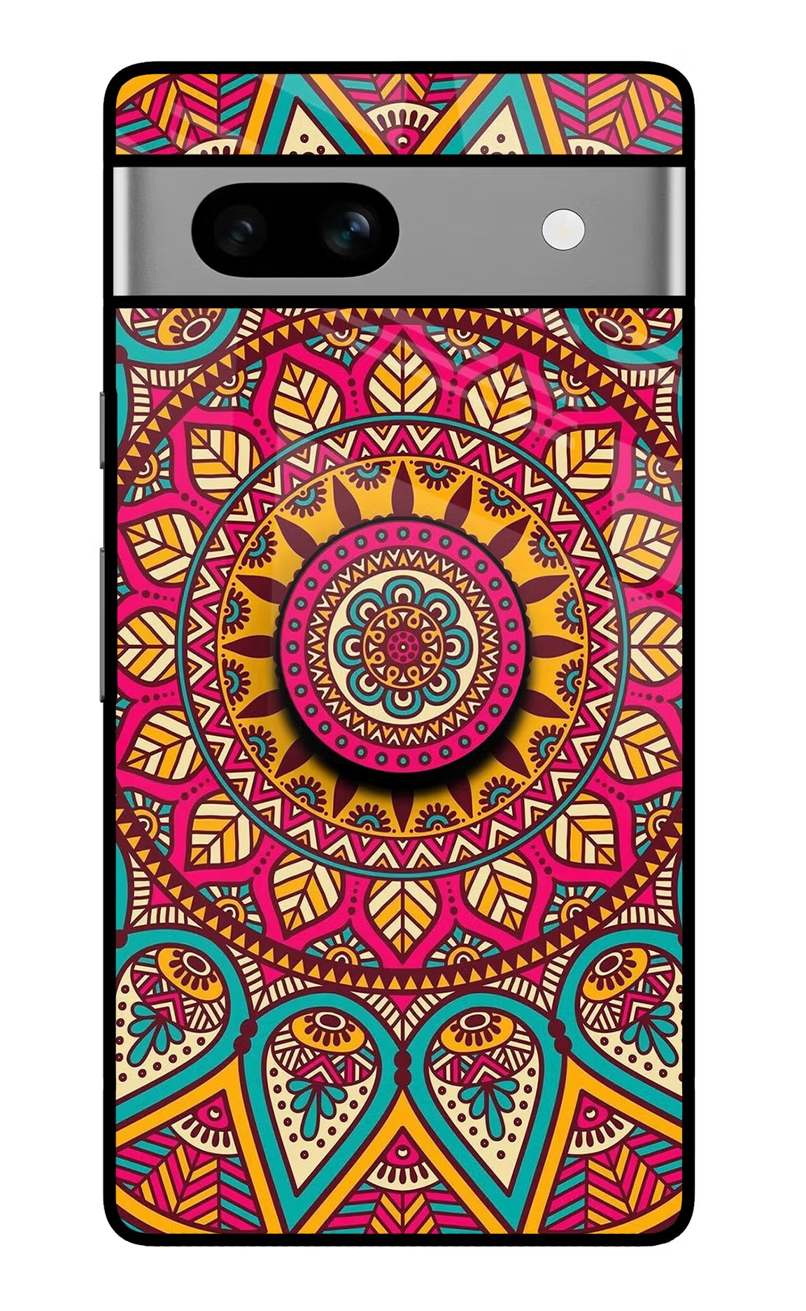 Mandala Google Pixel 7A Pop Case by Casekaro