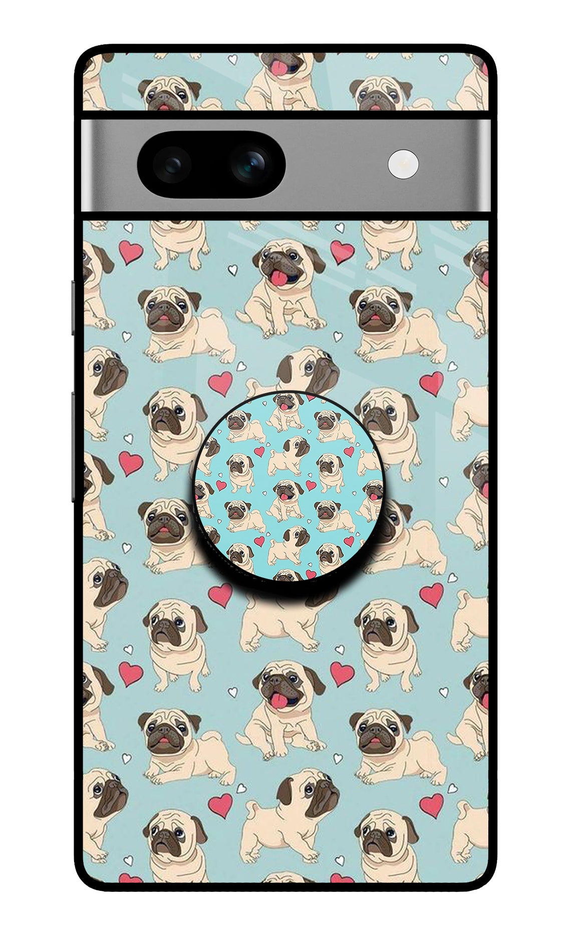 Pug Dog Google Pixel 7A Pop Case