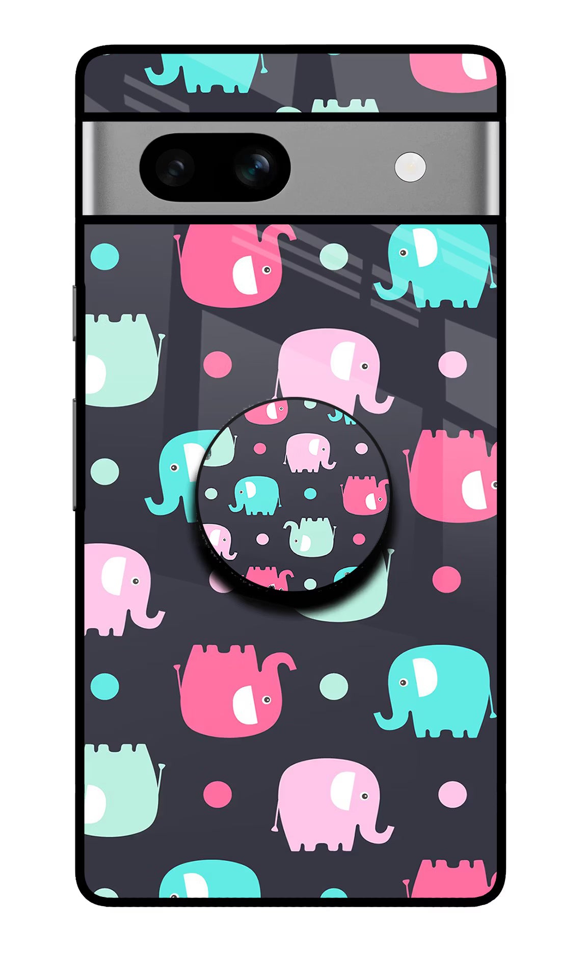 Baby Elephants Google Pixel 7A Pop Case by Casekaro