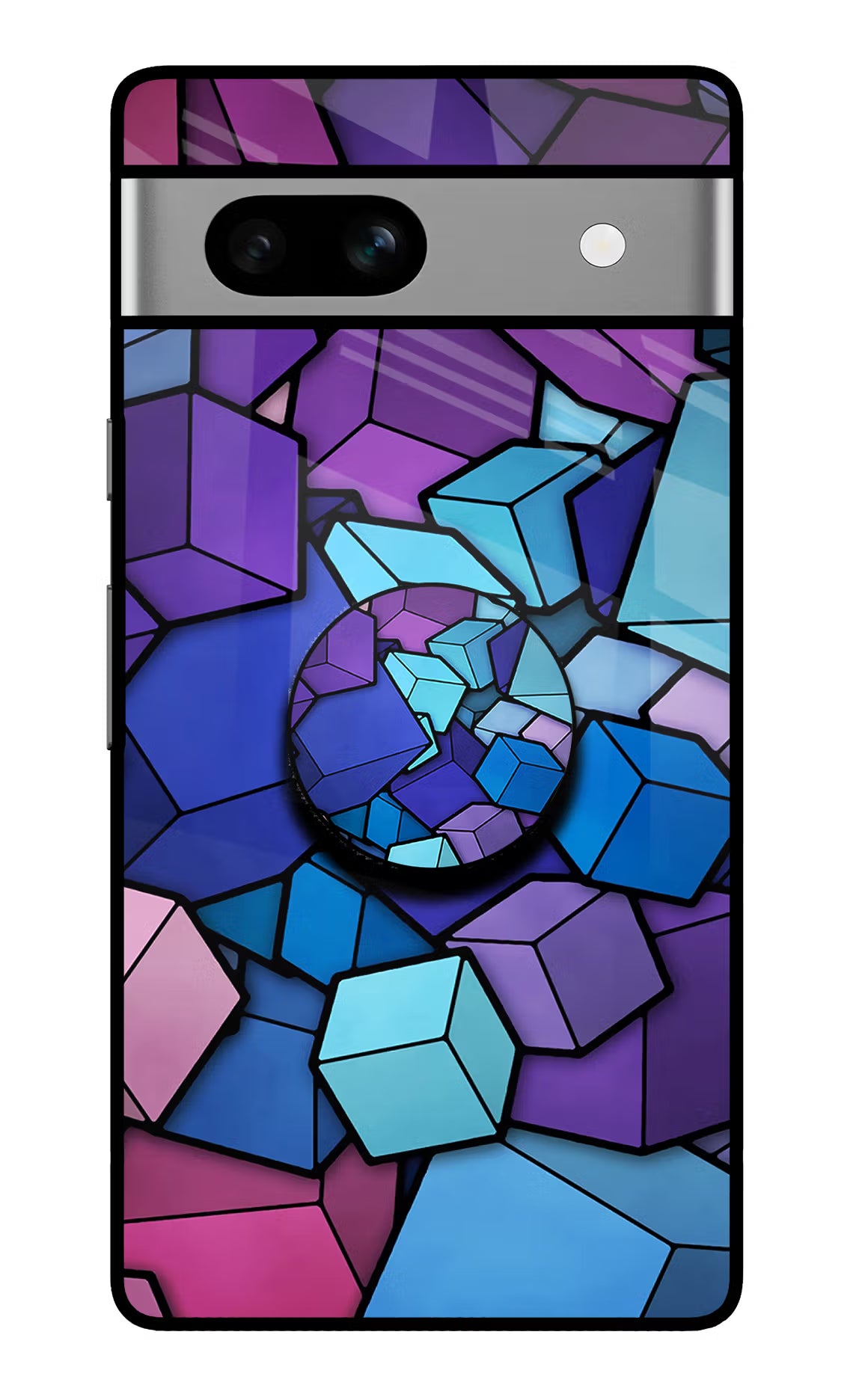 Cubic Abstract Google Pixel 7A Pop Case by Casekaro