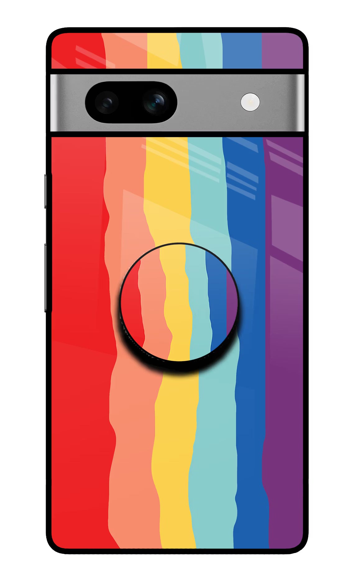 Rainbow Google Pixel 7A Pop Case by Casekaro