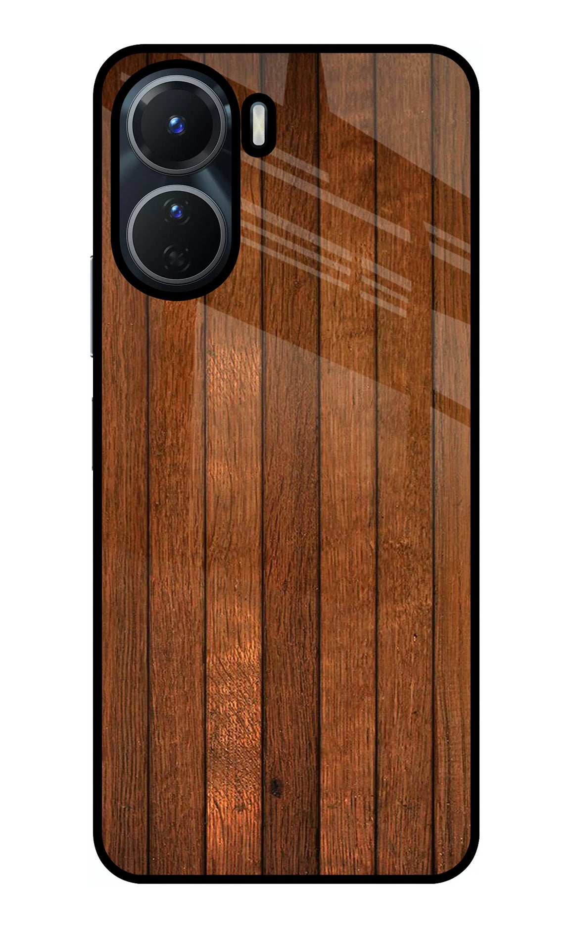 Wooden Artwork Bands Vivo T2x 5G Back Cover