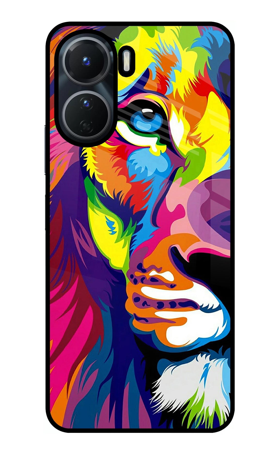 Lion Half Face Vivo T2x 5G Back Cover