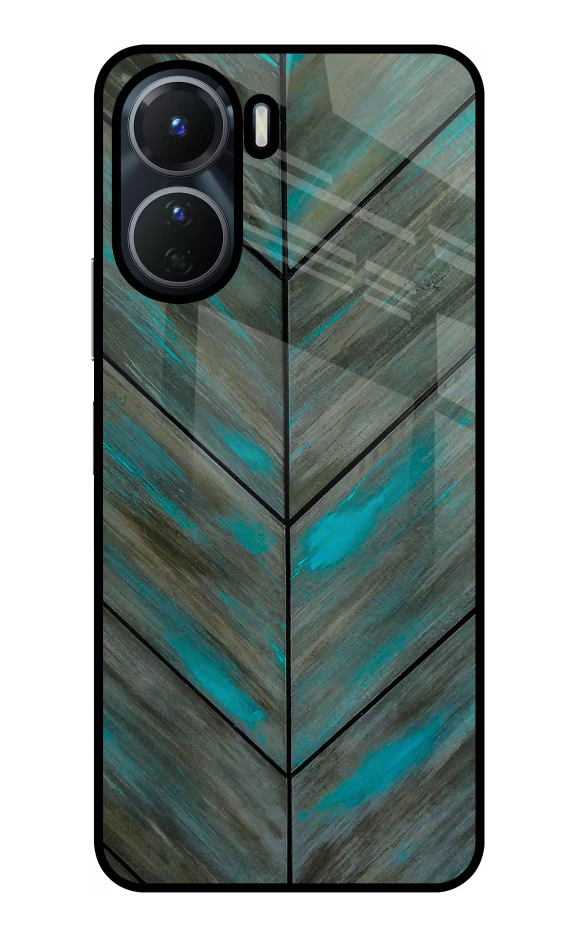 Pattern Vivo T2x 5G Glass Case Back Cover by Casekaro