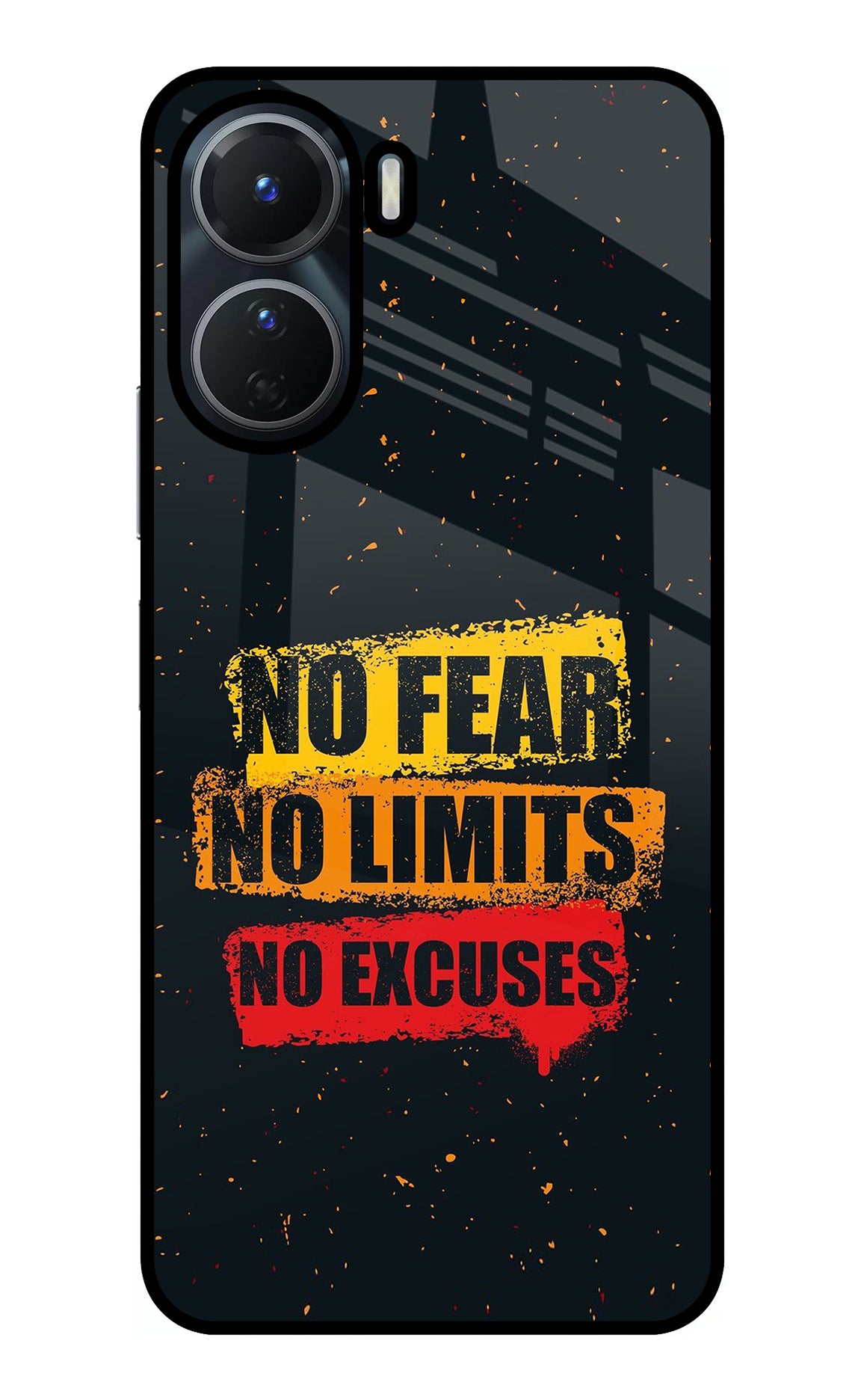 No Fear No Limits No Excuse Vivo T2x 5G Back Cover