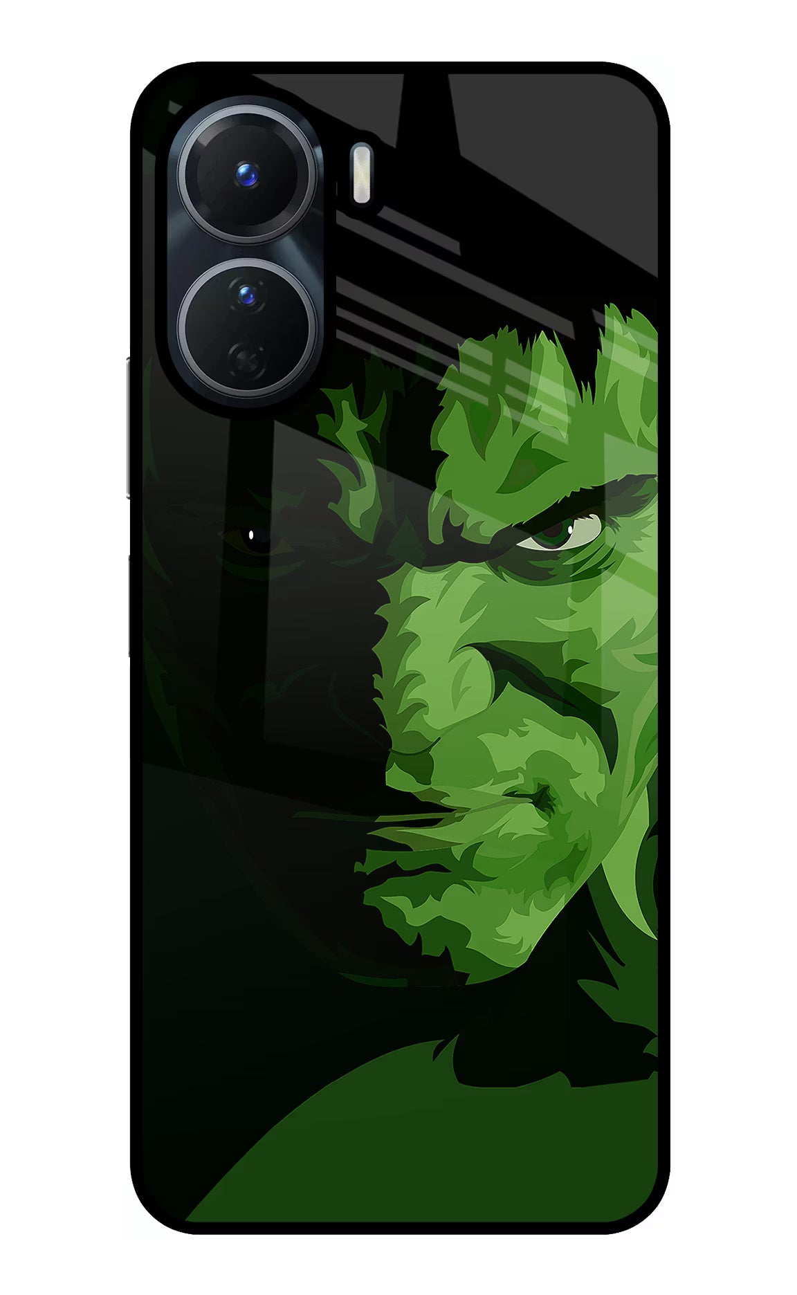 HULK Vivo T2x 5G Glass Case Back Cover by Casekaro