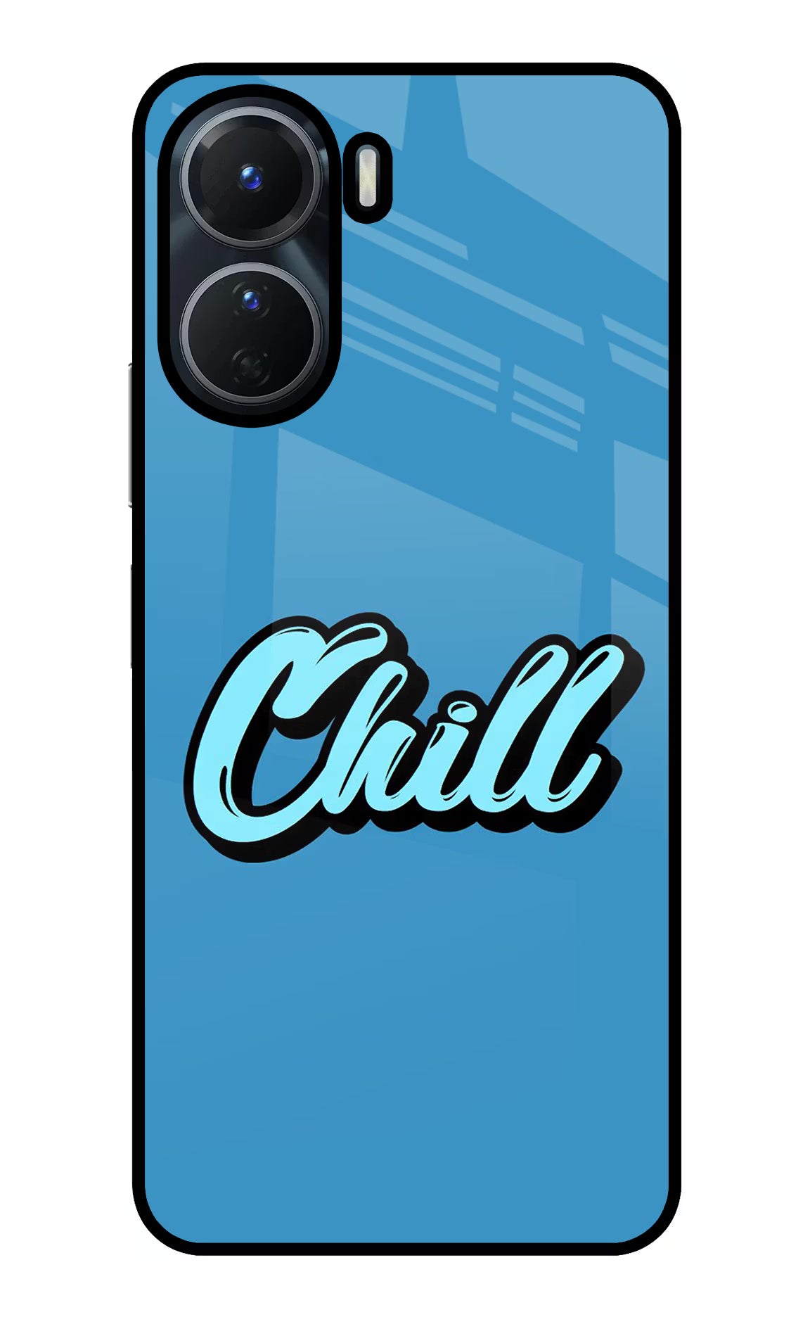 Chill Vivo T2x 5G Glass Case Back Cover by Casekaro