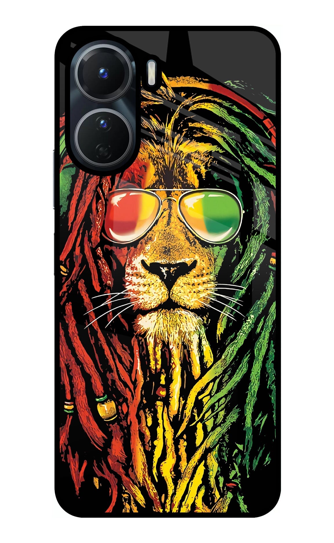 Rasta Lion Vivo T2x 5G Glass Case
