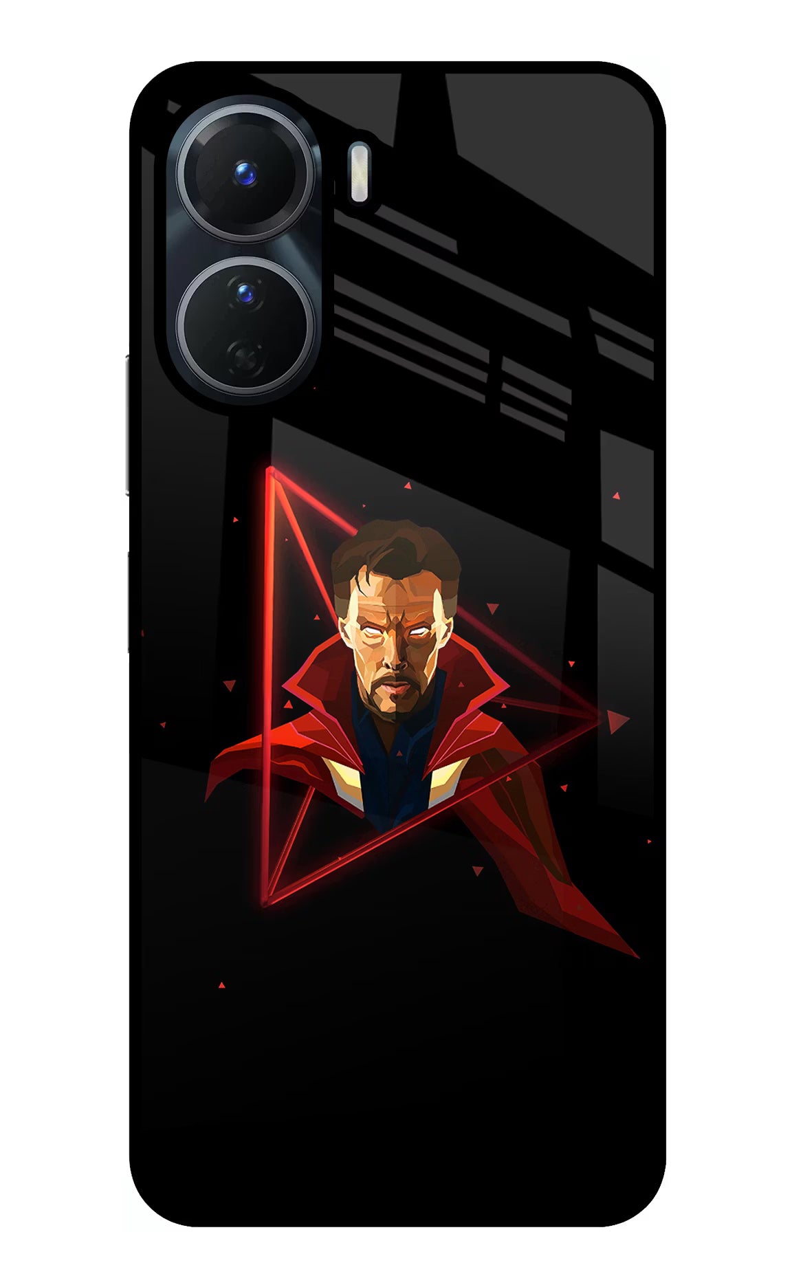 Doctor Ordinary Vivo T2x 5G Glass Case Back Cover by Casekaro