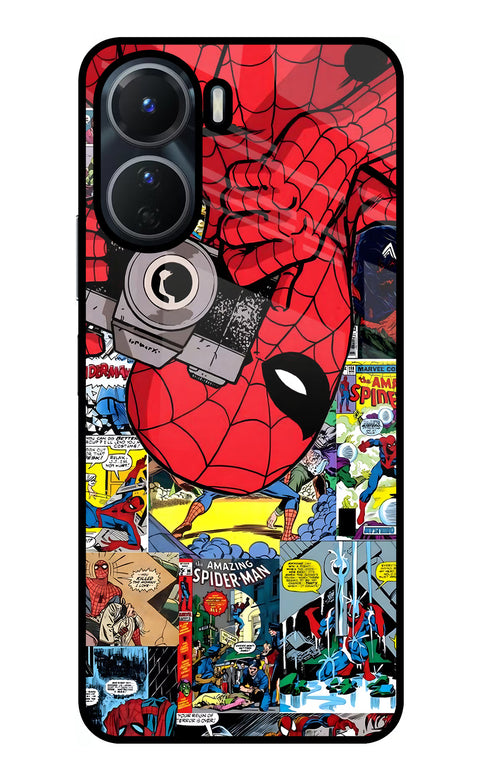 Spider Man Vivo T2x 5G Glass Case
