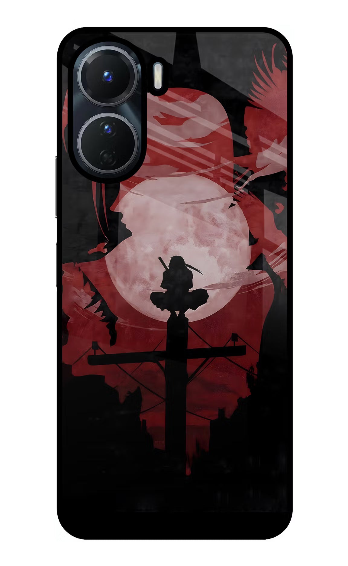 Naruto Anime Vivo T2x 5G Glass Case Back Cover by Casekaro
