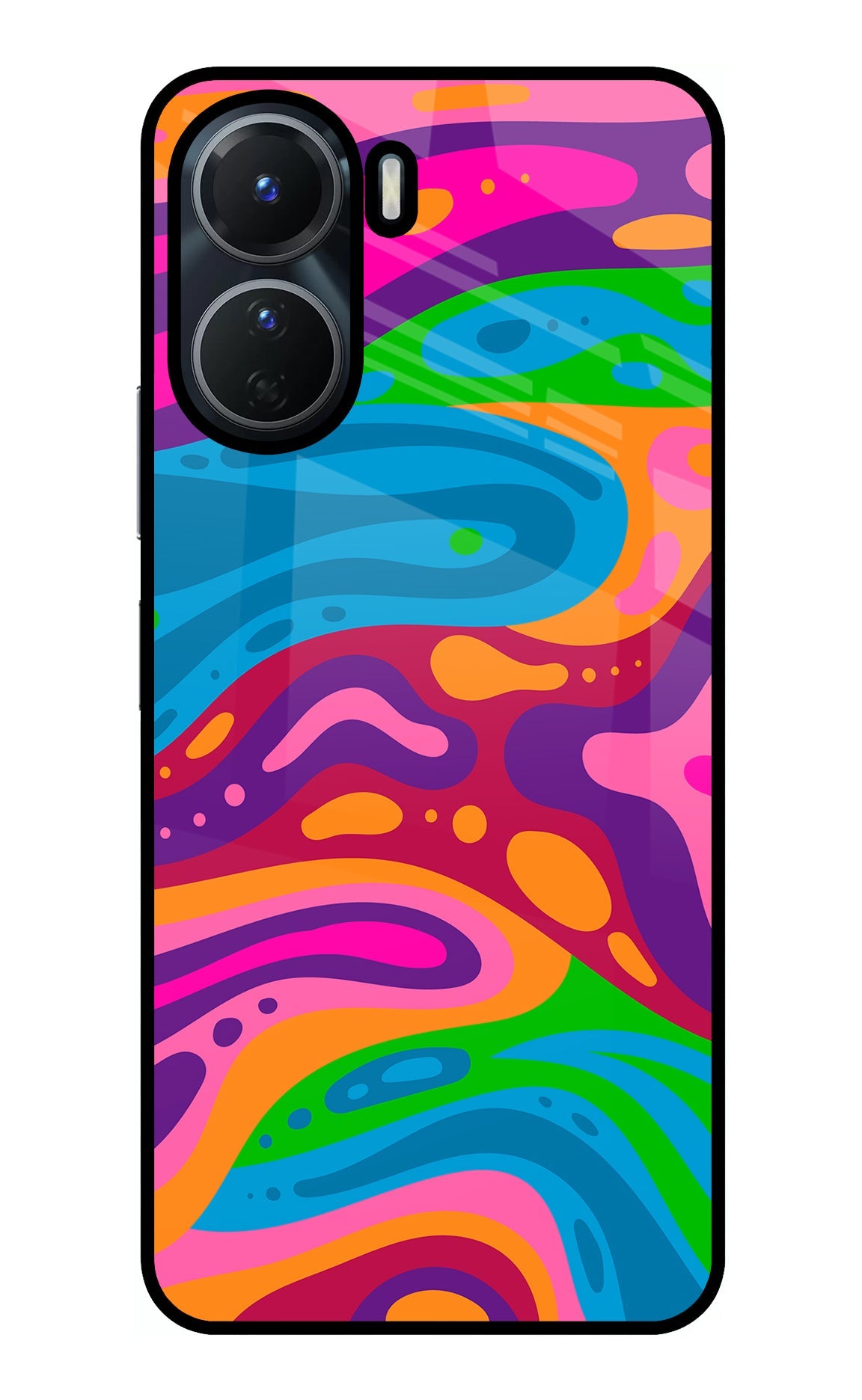 Trippy Pattern Vivo T2x 5G Glass Case