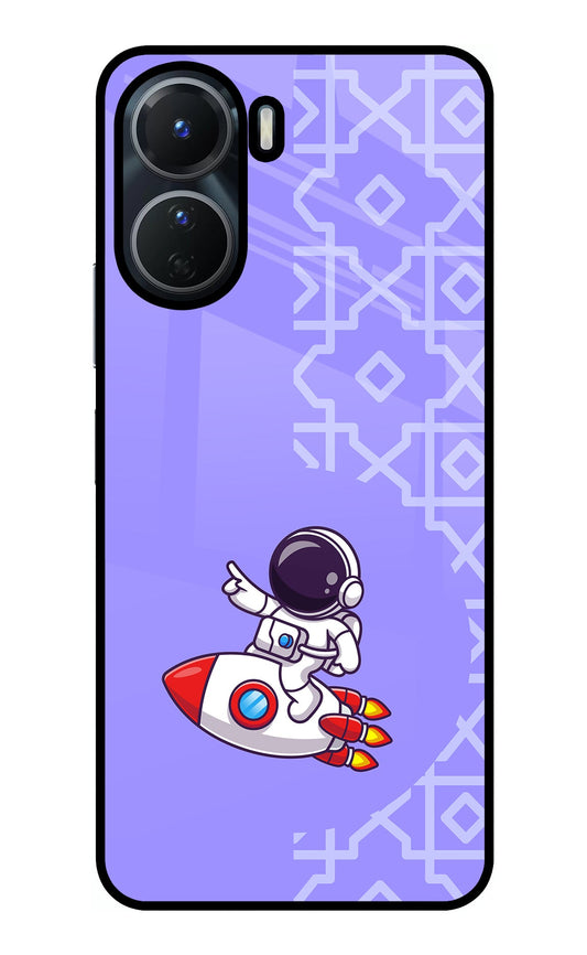 Cute Astronaut Vivo T2x 5G Glass Case