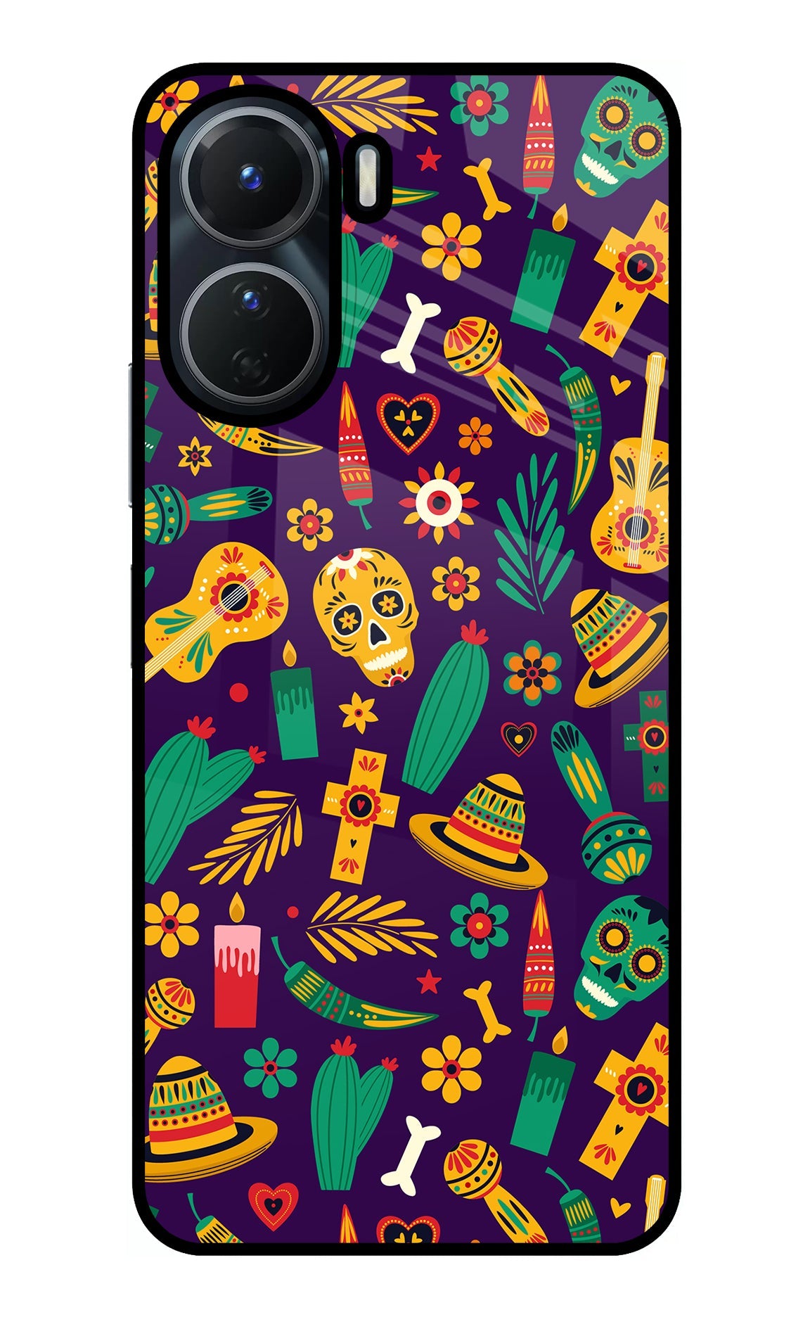 Mexican Artwork Vivo T2x 5G Back Cover