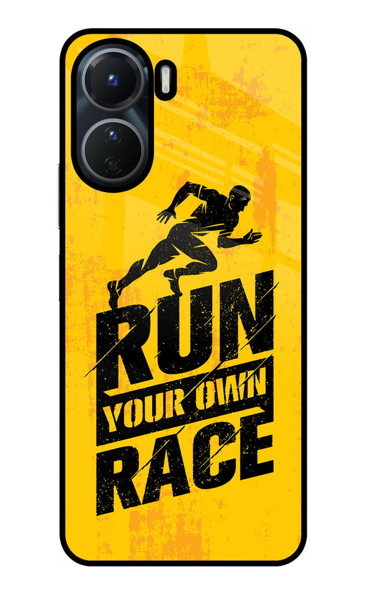 Run Your Own Race Vivo T2x 5G Glass Case