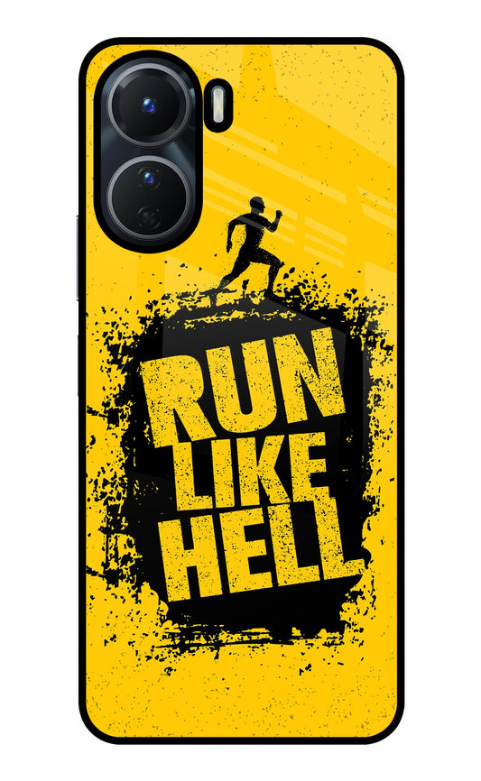 Run Like Hell Vivo T2x 5G Glass Case