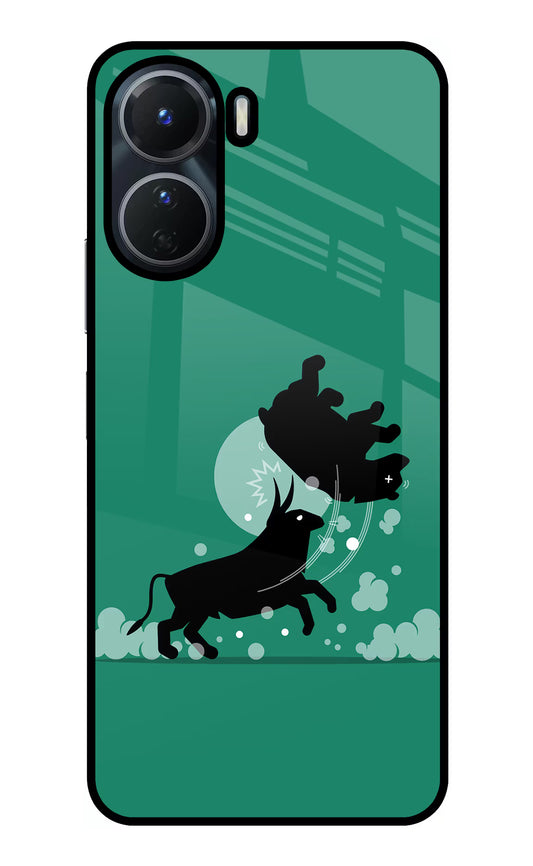 Bull Conqueror Vivo T2x 5G Glass Case