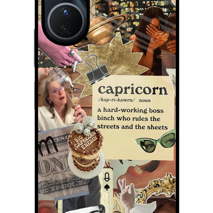 Capricorn Zodiac Vivo T2x 5G Glass Case