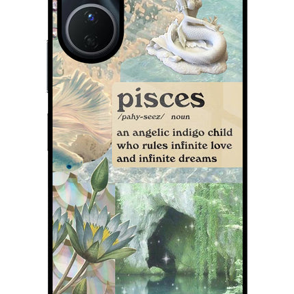 Pisces Zodiac Vivo T2x 5G Glass Case
