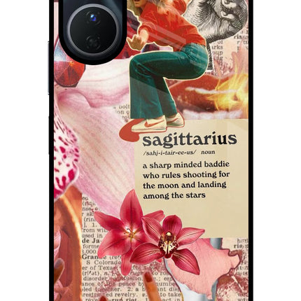Sagittarius Zodiac Vivo T2x 5G Glass Case