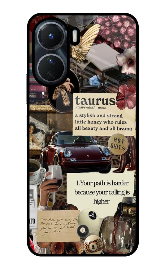 Taurus Zodiac Vivo T2x 5G Glass Case