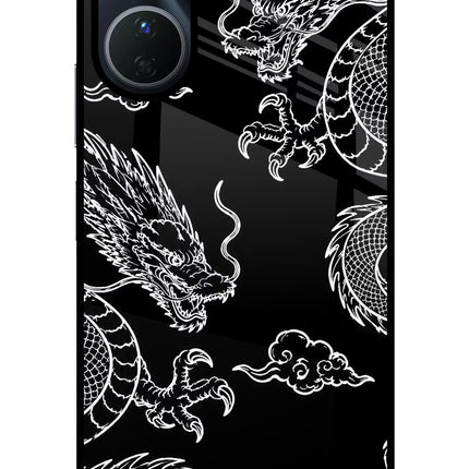 Twin Dragons Vivo T2x 5G Glass Case