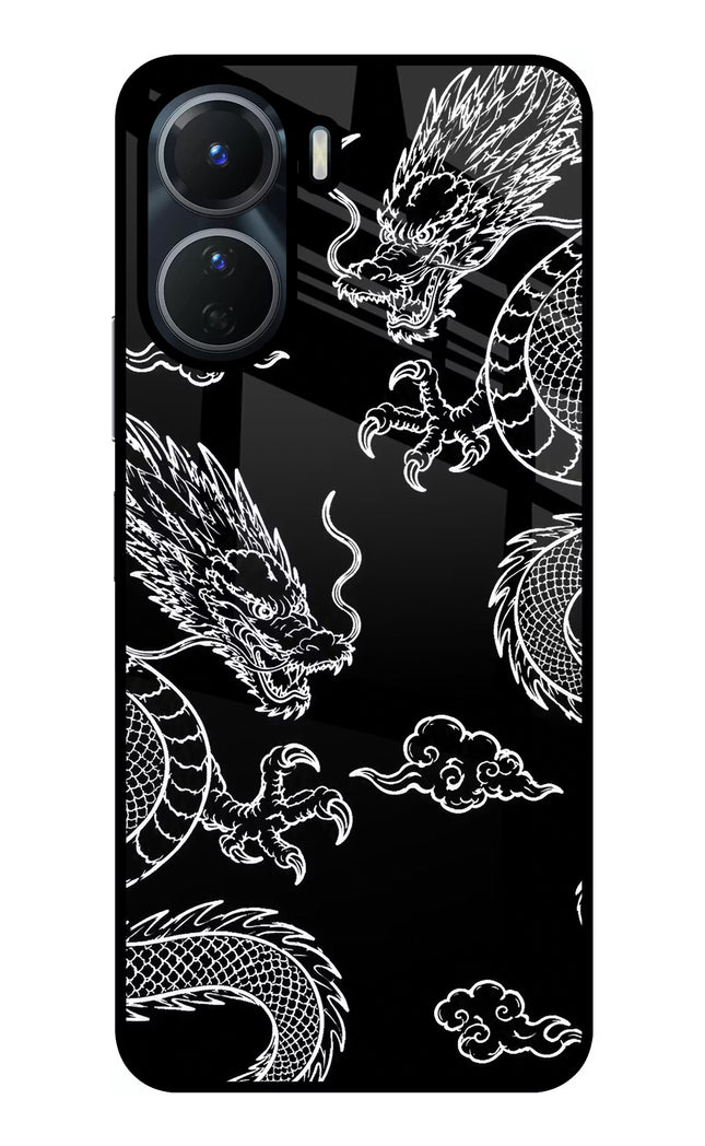 Twin Dragons Vivo T2x 5G Glass Case