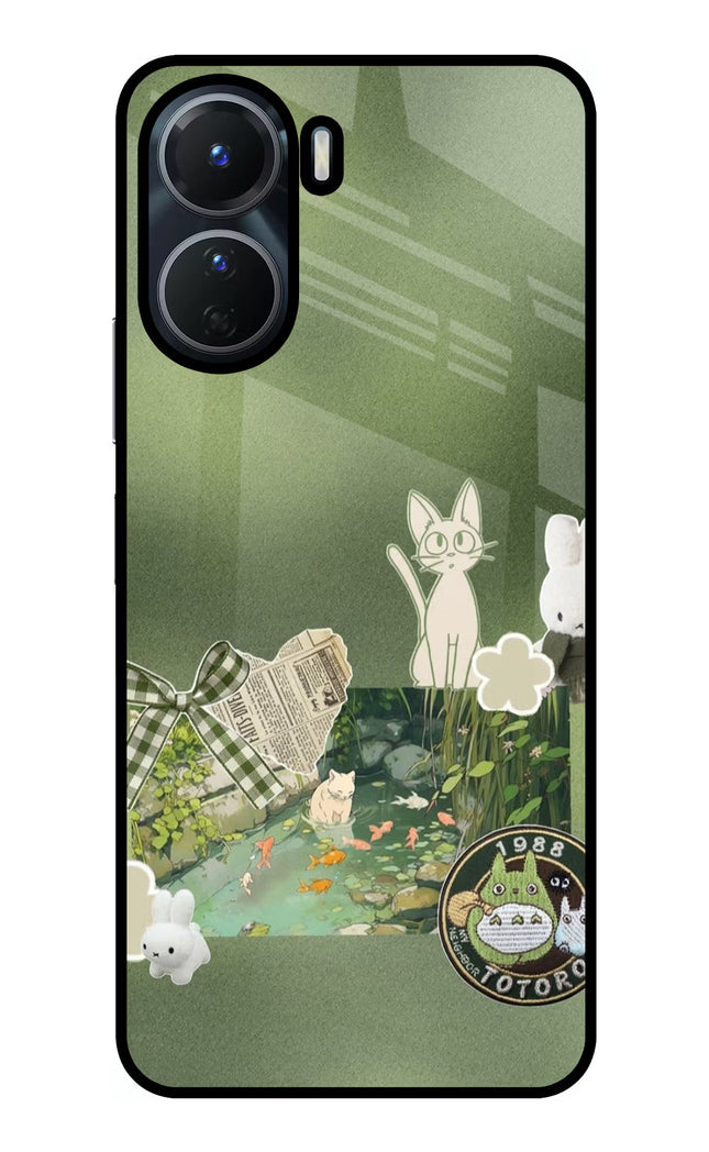 Aesthetic anime Vivo T2x 5G Glass Case
