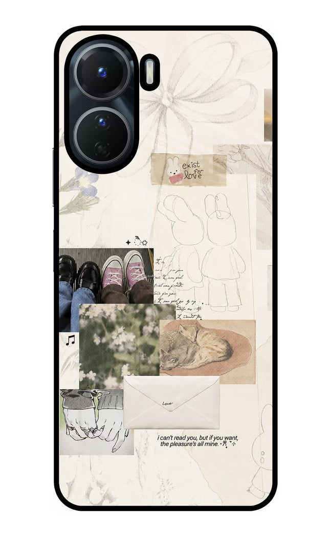 Soft Aesthetic Vivo T2x 5G Glass Case