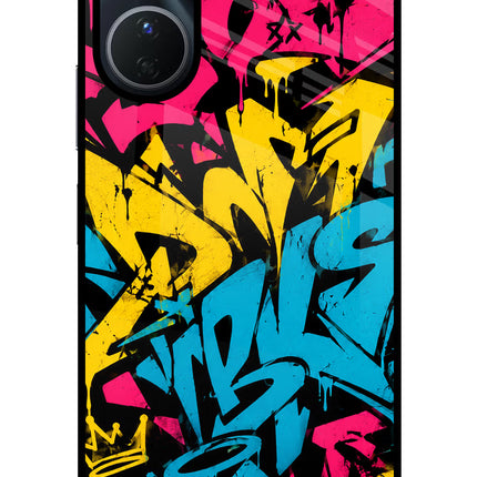 Graffiti Vibe Vivo T2x 5G Glass Case