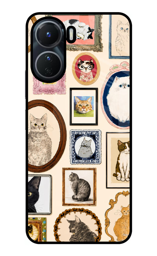 Mirror Cats Vivo T2x 5G Glass Case