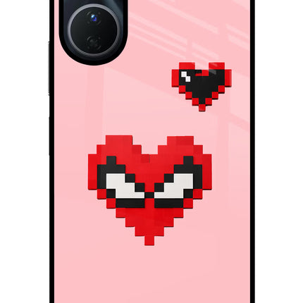 Gwen Heart Vivo T2x 5G Glass Case