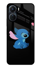 Stitch Crush Vivo T2x 5G Glass Case
