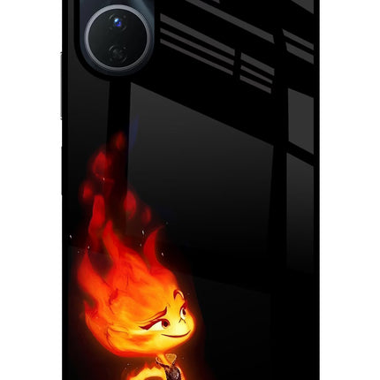 Ember Flame Vivo T2x 5G Glass Case