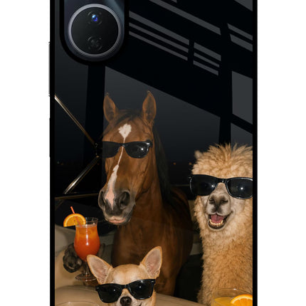 Party Squad Vivo T2x 5G Glass Case