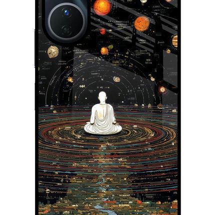 Space Monk Vivo T2x 5G Glass Case Back Cover by Casekaro