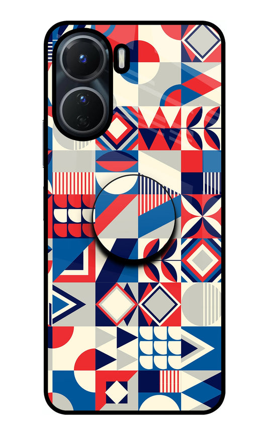 Colorful Pattern Vivo T2x 5G Glass Case