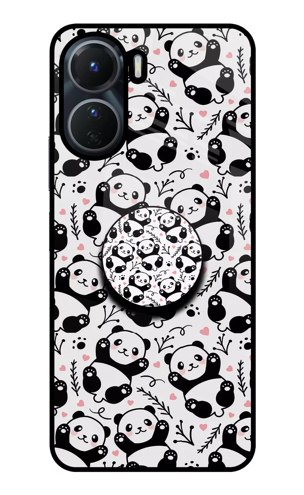 Cute Panda Vivo T2x 5G Pop Case by Casekaro