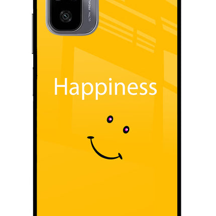 Happiness With Smiley Redmi Note 11 SE Glass Case Back Cover by Casekaro