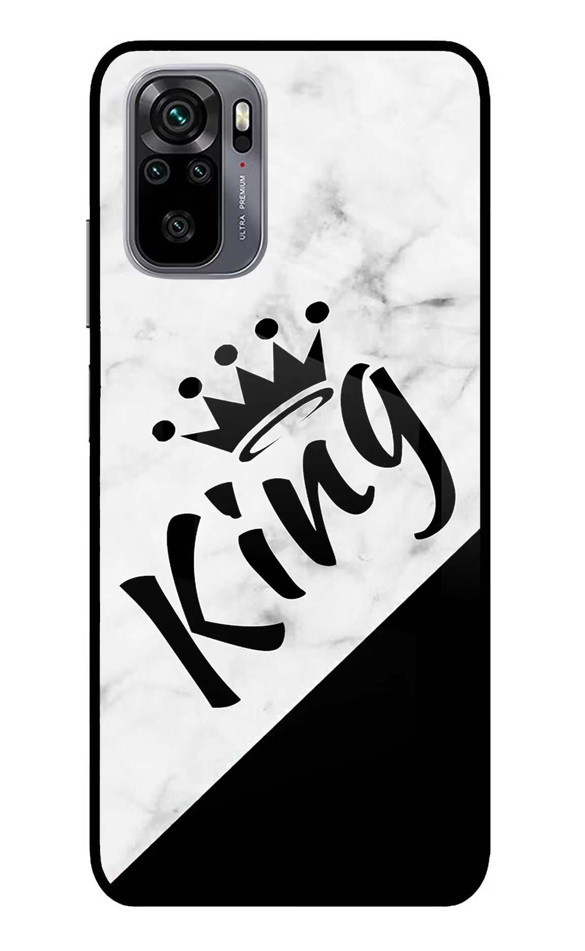 King Redmi Note 11 SE Glass Case Back Cover by Casekaro