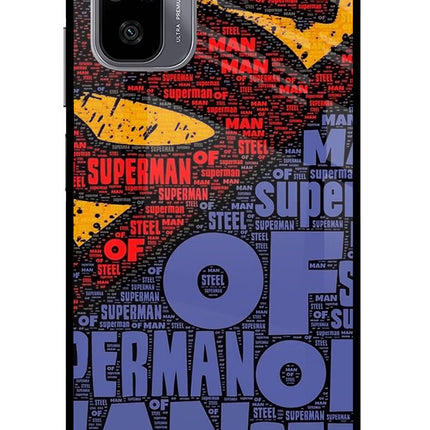 Superman Redmi Note 11 SE Glass Case Back Cover by Casekaro