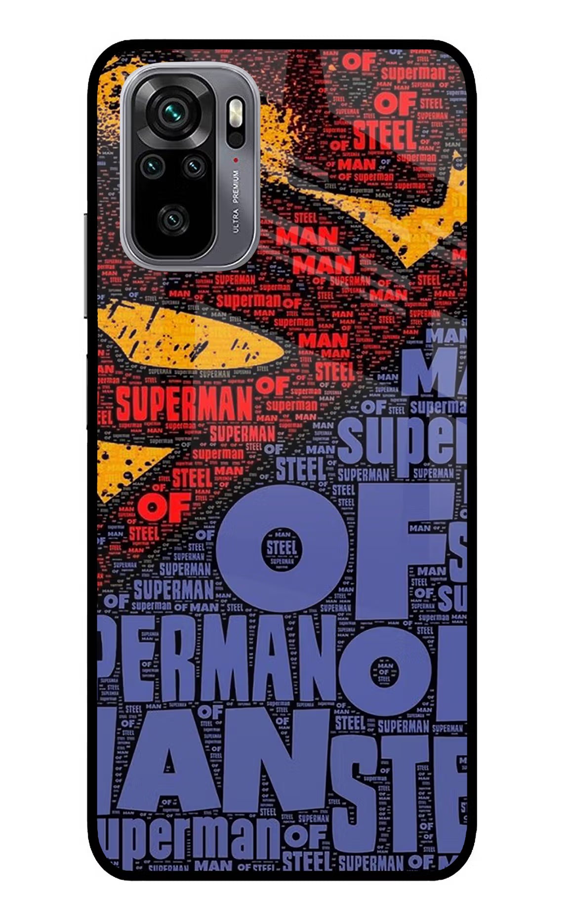 Superman Redmi Note 11 SE Glass Case Back Cover by Casekaro