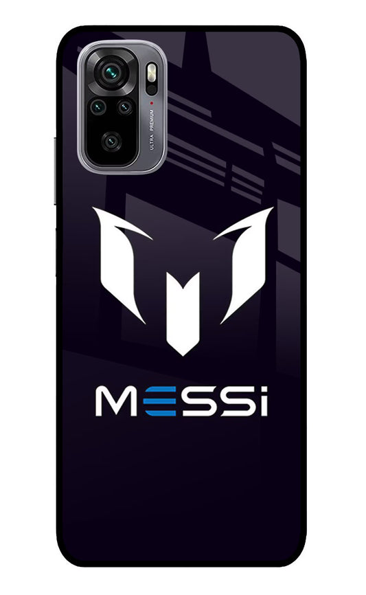 Messi Logo Redmi Note 11 SE Glass Case