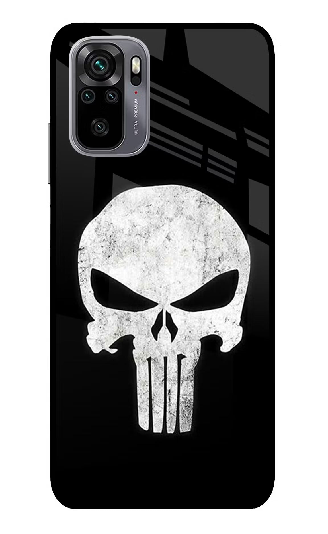 Punisher Skull Redmi Note 11 SE Glass Case Back Cover by Casekaro